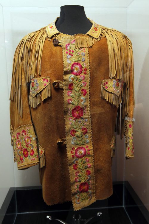 The Manitoba Museum has an exhibit called Nice Women Dont Want the Vote. E. Cora Hind wore this nice leather jacket displayed at the exhibit. BORIS MINKEVICH / WINNIPEG FREE PRESS January 18, 2016