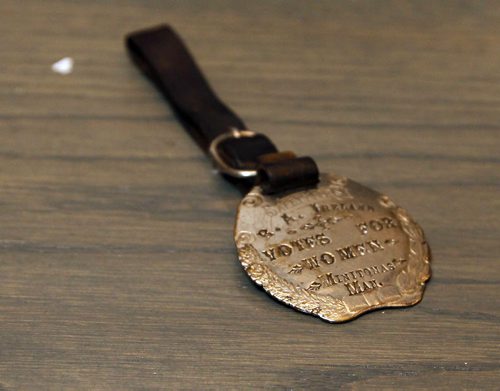 The Manitoba Museum has an exhibit called Nice Women Dont Want the Vote. Little known about this pocket watch fab strap. From the era. BORIS MINKEVICH / WINNIPEG FREE PRESS January 18, 2016