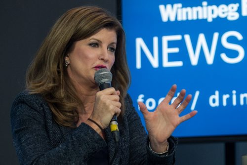 Rona Ambrose interim leader of the Conservative Party and leader of the opposition during a Winnipeg Free Press Editorial Board meeting being held at the NewsCafe. 160119 - Tuesday, January 19, 2016 -  MIKE DEAL / WINNIPEG FREE PRESS