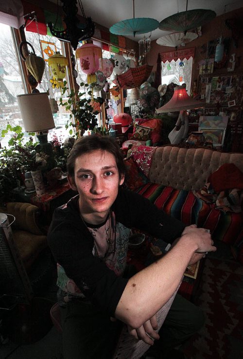 22 yr old Myles Keleher poses in his family home Wednesday afternoon. He was misdiagnosed with melanoma last year and underwent unnecessary surgery to remove lumph glands and more. He wants compensation for lost wages. See story.  January 20, 2016 - (Phil Hossack / Winnipeg Free Press)