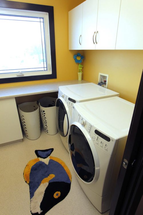 USED HOMES - 50 Sterling Avenue in St. Vital. Laundry room. BORIS MINKEVICH / WINNIPEG FREE PRESS January 19, 2016