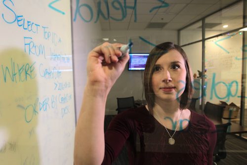 Subject: Serena Vandersteen, a 26-year-old computer software programmer, is the co-lead of the Winnipeg Chapter of Ladies Learning Code, a not-for-profit organization that aims to empower women and girls with the skills they need to go into tech. See Jen's story.   Jan 21, 2016 Ruth Bonneville / Winnipeg Free Press