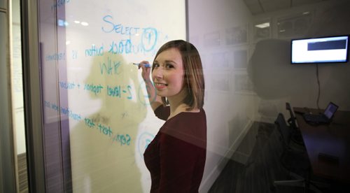 Subject: Serena Vandersteen, a 26-year-old computer software programmer, is the co-lead of the Winnipeg Chapter of Ladies Learning Code, a not-for-profit organization that aims to empower women and girls with the skills they need to go into tech. See Jen's story.   Jan 21, 2016 Ruth Bonneville / Winnipeg Free Press