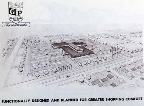 WINNIPEG, MB - Rooster Town docs from City Archives. Grant Park Plaza developer proposal. This is now Grant Park Mall. c.1958-61? BORIS MINKEVICH / WINNIPEG FREE PRESS January 25, 2016