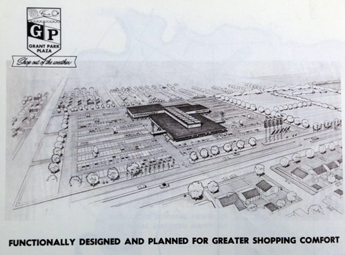 WINNIPEG, MB - Rooster Town docs from City Archives. Grant Park Plaza developer proposal. This is now Grant Park Mall. c.1958-61? BORIS MINKEVICH / WINNIPEG FREE PRESS January 25, 2016