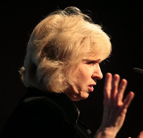 Hon. Kim Campbell at the Museum For Human RIghts Wednesday evening. See Ashley Prest story. Jauary 27, 2016 - (Phil Hossack / Winnipeg Free Press)