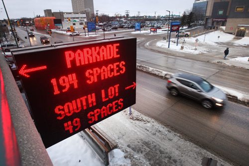 The multi-level parkade near the St Boniface Hospital-See Larry Kusch Saturday Special story- Jan 29, 2016   (JOE BRYKSA / WINNIPEG FREE PRESS)