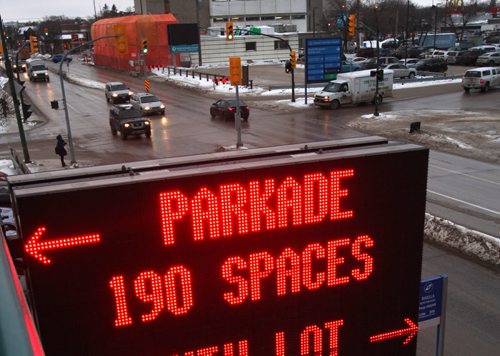 The multi-level parkade near the St Boniface Hospital-See Larry Kusch Saturday Special story- Jan 29, 2016   (JOE BRYKSA / WINNIPEG FREE PRESS)