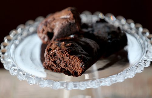 Double Chocolate Cherry Brownies. Recipe Swap, Friday, February 5, 2016. (TREVOR HAGAN/WINNIPEG FREE PRESS)