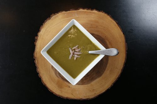 Traditional Pea Soup.This was prepared at the Marion Street Eatery. Bart Kives story Wayne Glowacki / Winnipeg Free Press Feb.11 2016