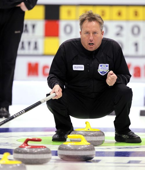 SPORTS - CURLING - SELKIRK, MB - Viterra Championship - Feb 10th-14th @ Selkirk Rec Complex. Scott Ramsay. BORIS MINKEVICH / WINNIPEG FREE PRESS February 11, 2016