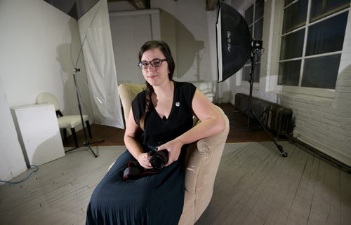 Kate Sinclaire has started an ethical adult website, for Geoff Kirbyson story, Friday, February 12, 2016. (TREVOR HAGAN/WINNIPEG FREE PRESS)