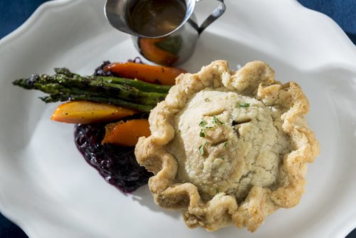 DAVID LIPNOWSKI / WINNIPEG FREE PRESS 160208  49.8 INTERSECTION - Tourtière   Resto Gare, 630 Des Meurons  This is for an Intersection piece on tourtiere - timed for Festival... shots of each restaurant's take on the traditional French-Canadian dish...