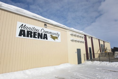 JOE BRYKSA / WINNIPEG FREE PRESS Manitou, Manitoba, The Manitou Community Arena, February 16, 2016.( See Randy Turner rural hockey rinks 49.8 story)