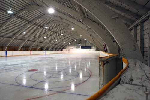 JOE BRYKSA / WINNIPEG FREE PRESS Minto, Manitoba, Inside the Minto, Manitoba arena, February 16, 2016.( See Randy Turner rural hockey rinks 49.8 story)