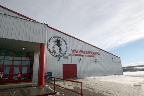 JOE BRYKSA / WINNIPEG FREE PRESSWaywayseecappo First Nation, Waywayseecappo Wolverines rink, February 16, 2016.( See Randy Turner rural hockey rinks 49.8 story)