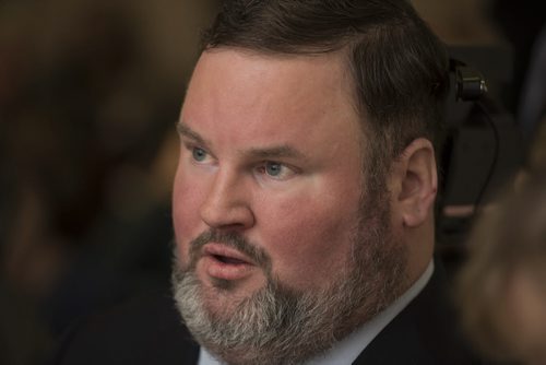 DAVID LIPNOWSKI / WINNIPEG FREE PRESS  Progressive Conservative Manitoba candidate at a meeting as the party has a full slate of 57 candidates (first party to reach this goal) at the Masonic Memorial Temple Saturday February 20, 2016.