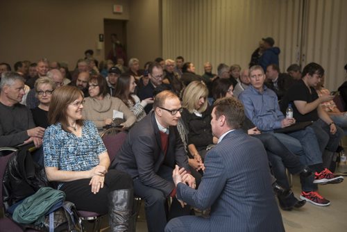 DAVID LIPNOWSKI / WINNIPEG FREE PRESS  Progressive Conservative supporters and candidates fill the room as the party has a full slate of 57 candidates (first party to reach this goal) at the Masonic Memorial Temple Saturday February 20, 2016.