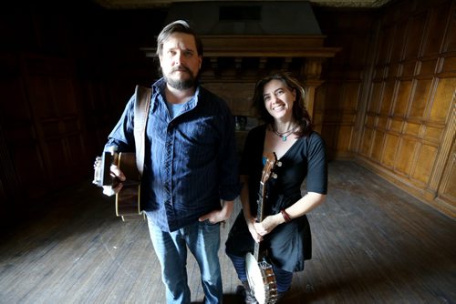 TREVOR HAGAN / WINNIPEG FREE PRESS JD Edwards and Cara Luft, The Small Glories, part of the Exchange Sessions at Millennium Centre, Tuesday, February 23, 2016.
