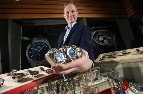 TREVOR HAGAN / WINNIPEG FREE PRESS Jeremy Epp, owner of Independent Jewellers, is starting a high-end watch leasing business, called Luxit, which he claims is the first of its kind in the world, Thursday, February 25, 2016. for Martin Cash