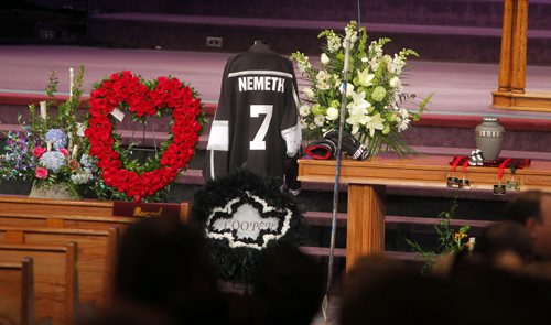 BORIS MINKEVICH / WINNIPEG FREE PRESS Cooper Nemeth funeral at the Calvary Temple in Winnipeg, MB. Photo taken February 29, 2016