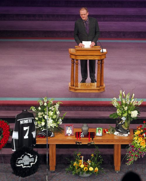 BORIS MINKEVICH / WINNIPEG FREE PRESS Cooper Nemeth funeral at the Calvary Temple in Winnipeg, MB. Photo taken February 29, 2016