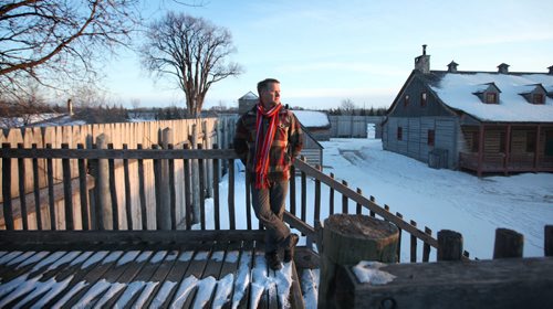 RUTH BONNEVILLE / WINNIPEG FREE PRESS Portrait of Daniel Leclair, President of festival du voyageur at Fort Gibraltar, who is being honoured with govenor general award on Friday for his volunteer work.  March 2nd, 2016