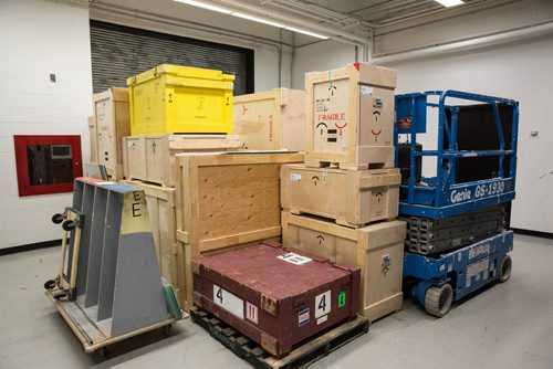 MIKE DEAL / WINNIPEG FREE PRESS A tour of the WAG where they are opening 300 crates holding nearly 8,000 Inuit art pieces that have been loaned to the gallery from the Nunavut Government.  160303 - Thursday, March 03, 2016