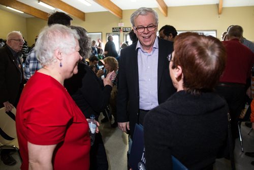 MIKE DEAL / WINNIPEG FREE PRESS Premier Greg Selinger during his NDP nomination meeting for the St. Boniface riding at the Norwood Community Centre Sunday afternoon. 160306 - Sunday, March 06, 2016