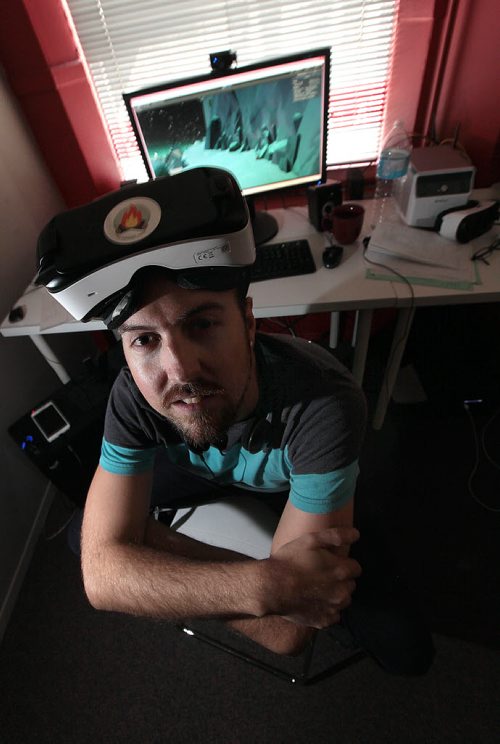 PHIL HOSSACK / WINNIPEG FREE PRESS John Luxford and his gaming company Campfire Union continue to blur the line between reality and virtual reality. See Martin Cash story. March 8, 2016