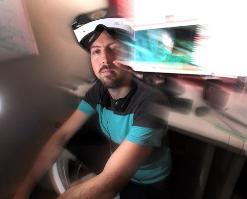PHIL HOSSACK / WINNIPEG FREE PRESS John Luxford and his gaming company Campfire Union continue to blur the line between reality and virtual reality. See Martin Cash story. March 8, 2016