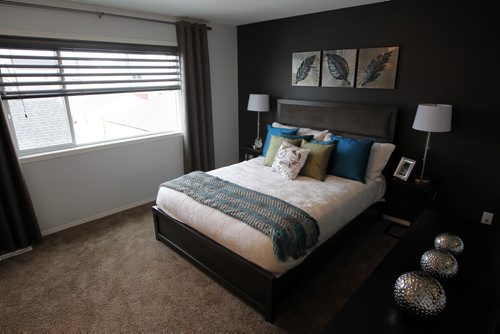 BORIS MINKEVICH / WINNIPEG FREE PRESS 68 Danakas Drive (The Atwood Lane Townhomes) in Transcona. Master bedroom. Photo taken March 09, 2016