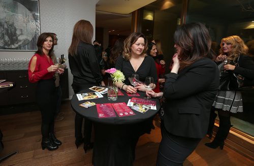 JASON HALSTEAD / WINNIPEG FREE PRESS  Attendees enjoy the wine and food at NorWest Co-op Community Food Centre's Sip & Savour fundraiser on Feb. 24, 2016. (See Social Page)