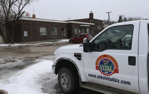 WAYNE GLOWACKI / WINNIPEG FREE PRESS   A truck parked by the Old St.Vital Business Improvement Zone office is at Unit B-604 St. Mary's Road. Kristin Annable's  whistleblower story.  March 10 2016