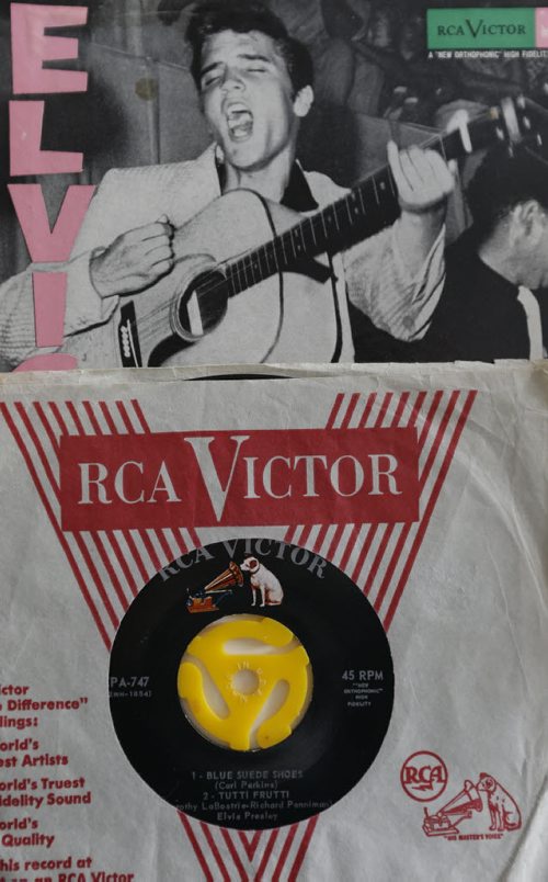 WAYNE GLOWACKI / WINNIPEG FREE PRESS  49.8 Intersection story on the 16-year history of Rockin' Richard's Record & CD Show & Sale.  Elvis's first EP from 1956, part of Richard Sturtz and Alex Reid's collectables. Dave Sanderson story.  March 10 2016