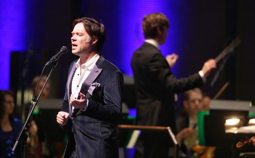 TREVOR HAGAN / WINNIPEG FREE PRESS Rufus Wainwright performs with the WSO, Friday, March 11, 2016.