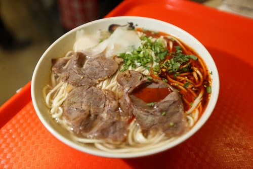 TREVOR HAGAN / WINNIPEG FREE PRESS Restaurant Review - Dancing Noodle. This dish is Lanzhou Hand Pulled Noodle Broth, what Bart called Traditional Soup. Saturday, March 12, 2016. - FOR BART KIVES REVIEW