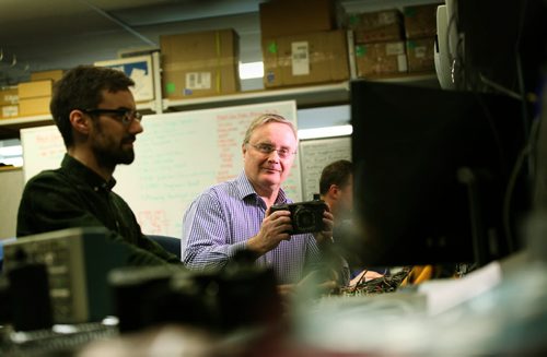 RUTH BONNEVILLE / WINNIPEG FREE PRESS  Portrait of Kerry Thacher, CEO of Librestream, a local entrepreneur and company that makes software and cameras for remote field work.   See Martin Cash story.    March 15, 2016