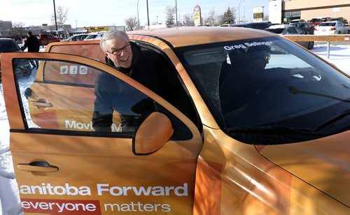 WAYNE GLOWACKI / WINNIPEG FREE PRESS  Premier Greg Selinger departs after making a NDP health policy announcement in front of  the WRHA Access Transcona Thursday morning.  Kristin Annable  story March17 2016