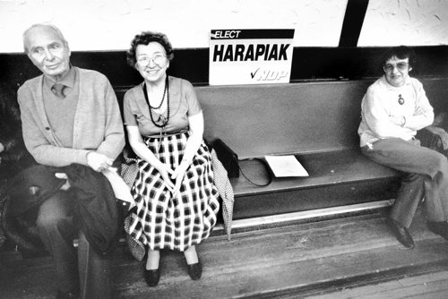 PHIL HOSSACK / WINNIPEG FREE PRESS  NDP nomination meeting. Roblin, Manitoba.   1988 Manitoba Provincial Election