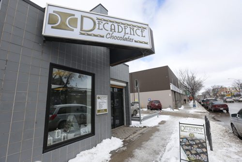 WAYNE GLOWACKI / WINNIPEG FREE PRESS  Decadence Chocolates on Sherbrook Street. Gord Sinclair  story March17 2016