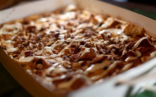 TREVOR HAGAN / WINNIPEG FREE PRESS Recipe Swap. Make-Ahead "Cinnamon Bun" Casserole, Thursday, March 17, 2016.