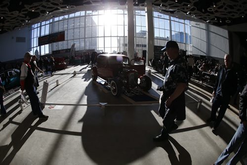 JOHN WOODS / WINNIPEG FREE PRESS People check out the cars at the World of Wheels  in Winnipeg Saturday, March 19, 2016.