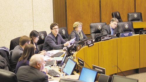 Canstar Community News Councillors meet for the Jan. 11 Riel Community Committee.