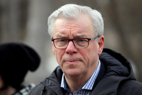 BORIS MINKEVICH / WINNIPEG FREE PRESS NDP Leader Greg Selinger at Fort Whyte Alive. Press conference. Election announcement. Photo taken March 22th, 2016