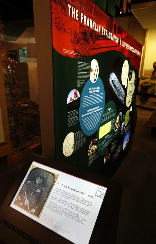 WAYNE GLOWACKI / WINNIPEG FREE PRESS   The Franklin Exploration micro exhibit at the Manitoba Museum that highlights the story of the expedition as well as the discovery of HMS Erebus.  Randy Turner story.  March 23 2016