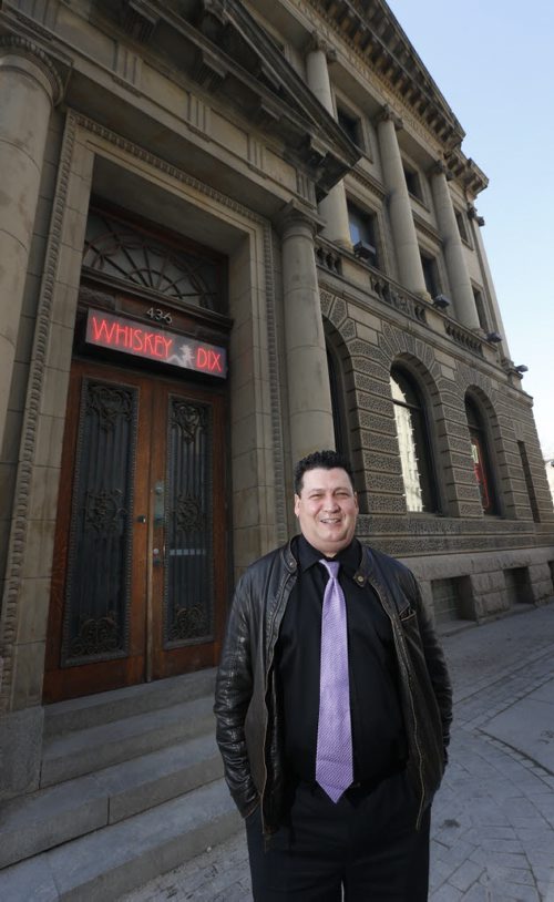 WAYNE GLOWACKI / WINNIPEG FREE PRESS  Christian Stringer is breathing new life into the Palomino Club and moving it into Whisky Dix on Main Street Geoff Kirbyson story.  March 23 2016