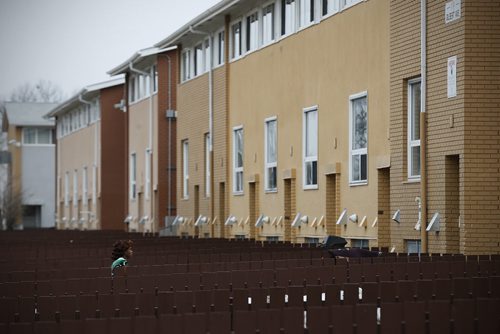 JOHN WOODS / WINNIPEG FREE PRESS Manitoba Housing complex at Tyndall Park Thursday, March 10, 2016. Some high income working residents are taking advantage of the low rents.