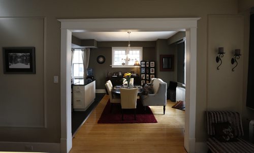 WAYNE GLOWACKI / WINNIPEG FREE PRESS   Homes. 181 Ash Street in River Heights.The dining area seen from the living room. The realtor is  Dave Kramer. Todd Lewys story. March 29 2016