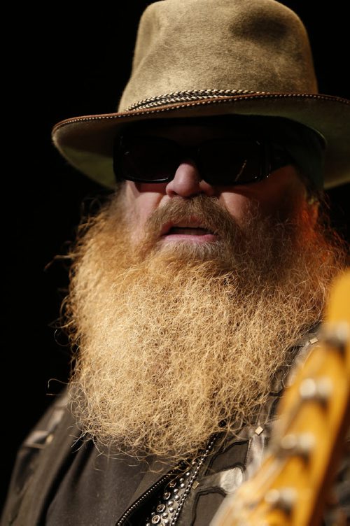 JOHN WOODS / WINNIPEG FREE PRESS ZZ Top performs in Winnipeg Tuesday, March 29, 2016.